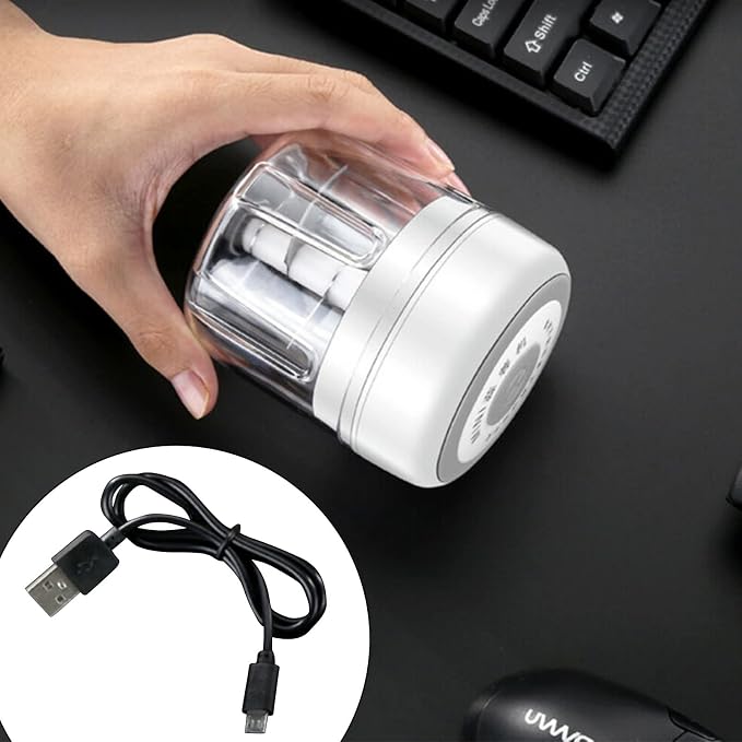 Electric Mini Garlic Chopper, 100ML Food Chopper Garlic Mincer USB | Vegetable Chopper, Onion Chopper, Portable Small Food Processor for Garlic, Ginger, Chili, Vegetables