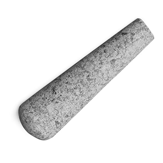 ChefSofi Granite Replacement Pestle (Only Pestle [Mortar is not Included]) (Gray Unpolished - 6.5")