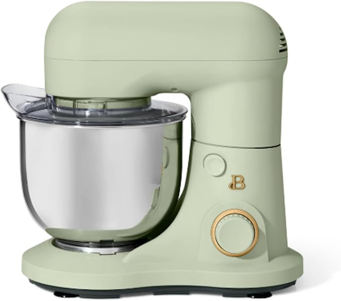 3.5 Qt Stand Mixer, with Flat Beater, Dough Hook, Whisk (Sage Green)