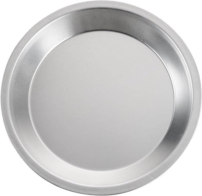 Restaurantware Aluminum Pie Pan 72 Count 10 Inch Round 1.25 Inch Deep Oven-Friendly Pie Tin, Lightweight Baking Pan, Silver Plate for Quiche, Fruit Pies, Home And Commercial Kitchens