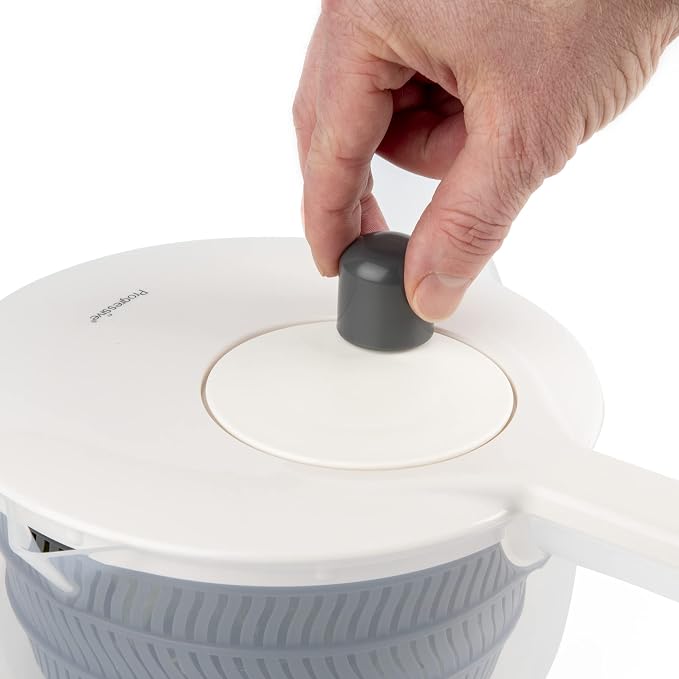 Prepworks by Progressive Salad Spinner with Handle - 2.5 Quart (Gray)