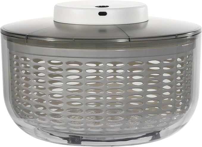 Electric Salad Spinner, Vegetables Washer Dryer, 6L Large Capacity Fruit Vegetable Strainer Spinner, for Crisp Greens and Veggies, for Home Kitchen