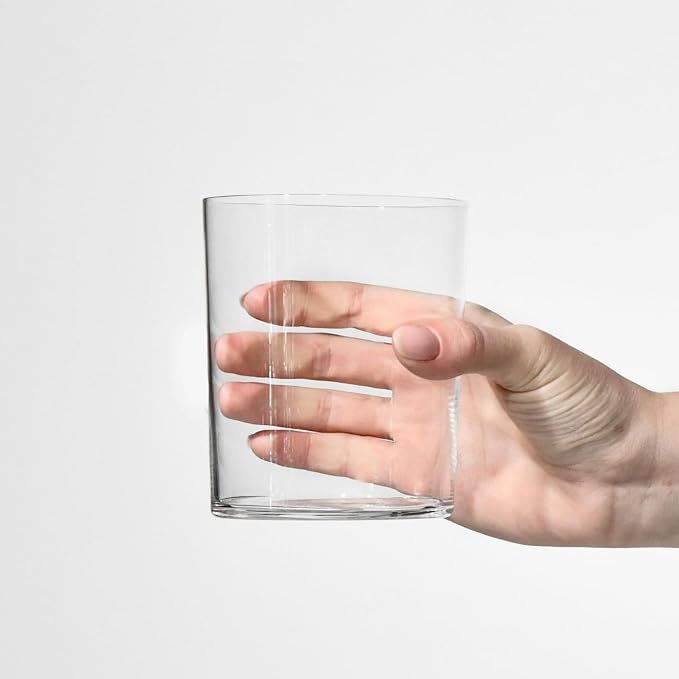 KROSNO Drinking Glasses Set of 6, 16.9 oz, Mixology Collection | Cider Tumbler, Lead-Free Glassware set for Water, Juice & Cocktails, Beer, Dishwasher Safe