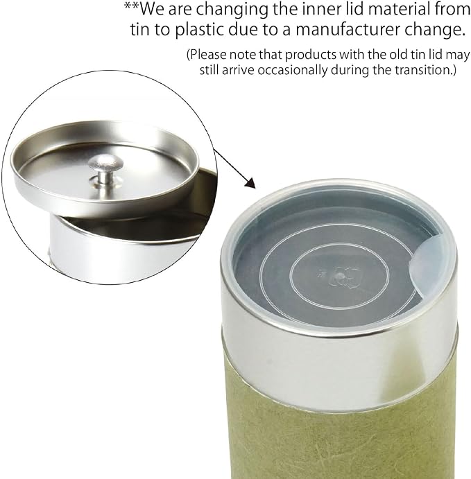 Japanese Pokkan Coffee Spice Tea Tin Canister Washi Paper Storage with Lid 7.05 oz Capacity (Usagi)