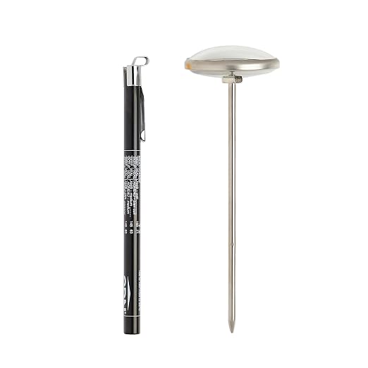CDN Ovenproof Meat Thermometer | NSF® Certified | ProAccurate® | 1.75" Dial | For Oven & Grill Cooking | Durable Stainless Stem | Fast & Accurate Readings | IRM190