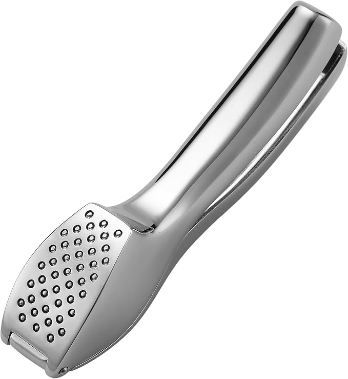 Garlic Press Crusher - Rust-Proof, Easy to Clean and Queeze | Professional Garlic Mincer