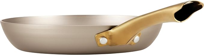 Farberware Radiant Nonstick Frying Pan/Skillet, Dishwasher Safe, 10 Inch Open Fry Pan - Champagne