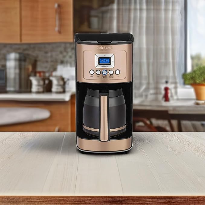 Cuisinart DCC-3200CP PerfecTemp Programmable Coffeemaker with Glass Carafe, 14 Cup Glass Carafe