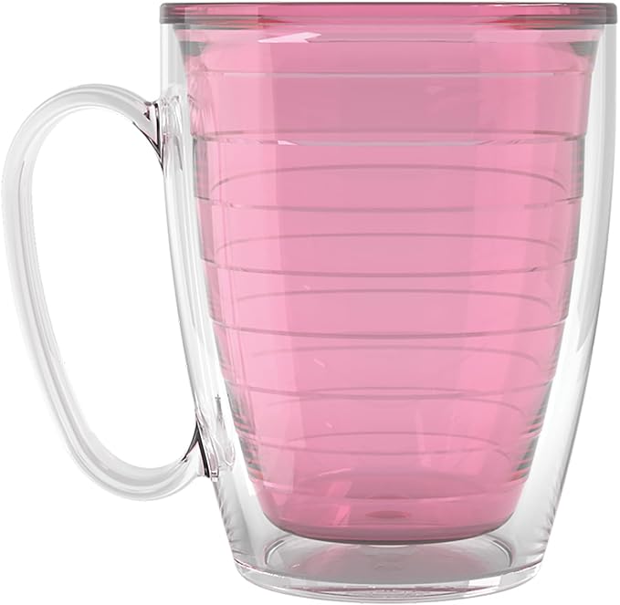 Tervis Clear & Colorful Tabletop - Bayou View Collection Made in USA Double Walled Insulated Tumbler Travel Cup Keeps Drinks Cold & Hot, 16oz Mug - 4pk, Assorted Pastels | Made in USA, Double-wall Insulated, Coffee & Matcha Stays Hot, Shatterproof, BPA...