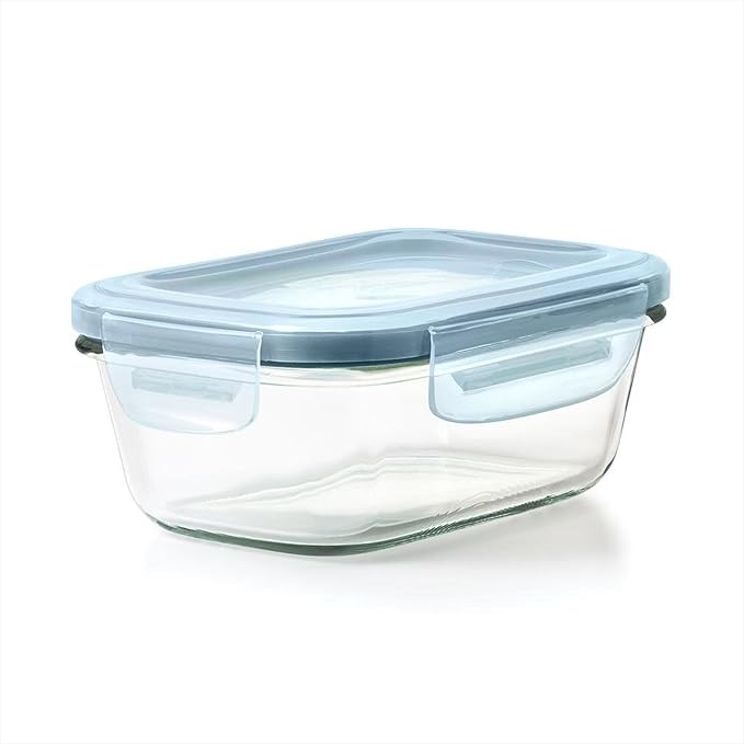 OXO Good Grips Smart Seal 1.6 -Cup Glass Food Storage Container - Arctic Blue