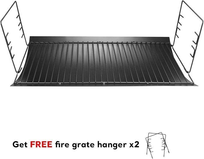 27" Ash Pan for Char-Griller 1224 1324 2121 2222 2727 2828 2929, Char Griller Replacement Parts Charcoal Tray for Grill, Chargriller Parts Replacement Fire Grate Hanger, Fits Char-Broil 17302056