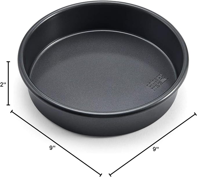 Chicago Metallic Professional Non-Stick Round Cake Pan, 9-Inch