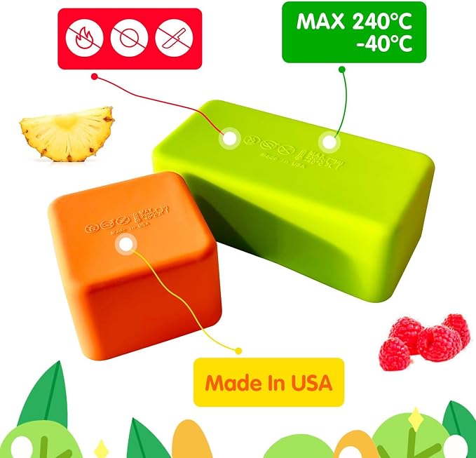 IELEK Silicone Lunch Box Dividers Reusable Non-Toxic, BPA Free, Dishwasher Safe Bento Box Accessories Lunch Box Dividers