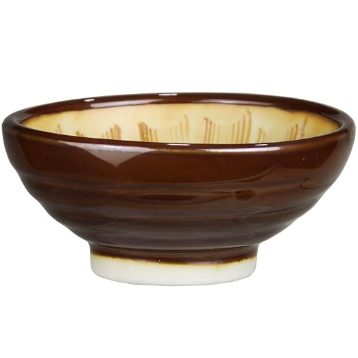 Japanese Mortar and Pestle, 6.69 in (90mm) Mini Sansho Pestle, Suribachi with a 3.34-inch Diameter, Made in Japan
