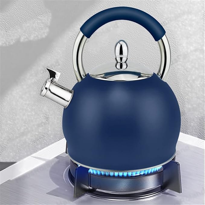 Cute Stainless Steel Teapot 3.0L Large Capacity Whistle Kettle Gas
