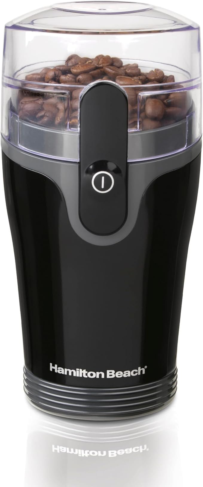 Hamilton Beach Fresh Grind Electric Coffee Grinder For Up To 12 Cups | Grinds Coffee Beans, Spices & More | Stainless Steel Blades | Easy-Clean Removable Chamber | Black | 80335RG