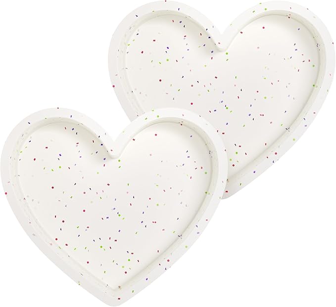 6 Inch Small Heart Shaped Cake Pans Silicone for Baking, 2 Pcs | Nonstick, Easy to Clean, BPA-free, Heat Resistant up to 446℉, Durable
