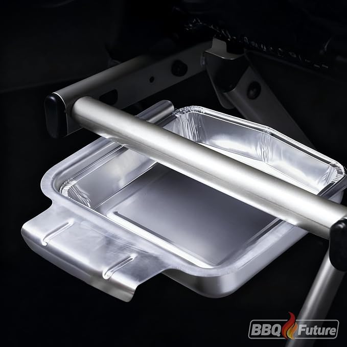 62006 Drip Pans Liners for Napoleon All TravelQ Series, 20 Pack Grease Tray | Grill Accessories for TravelQ 285, PRO285X, PRO285-BK, PRO285X-BK, TQ240-BL, BBQ Disposable Aluminum Foil Replacement Parts