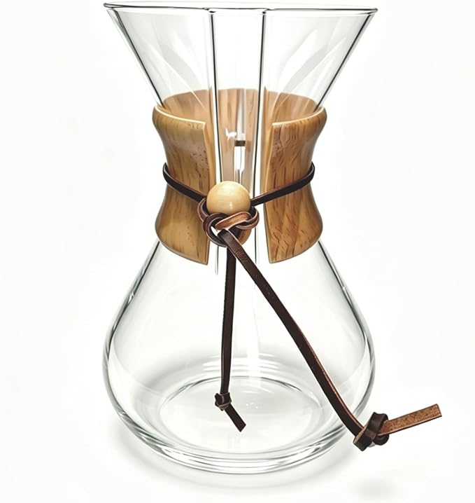 subjectthree Camping Pour Over Coffee Maker Kit 10 Cup (40 Ounce) | Drip coffee carafe with 304 Stainless Filter, Borosilicate glass, Easy clean & use for home kitchen, office, cafe, camping