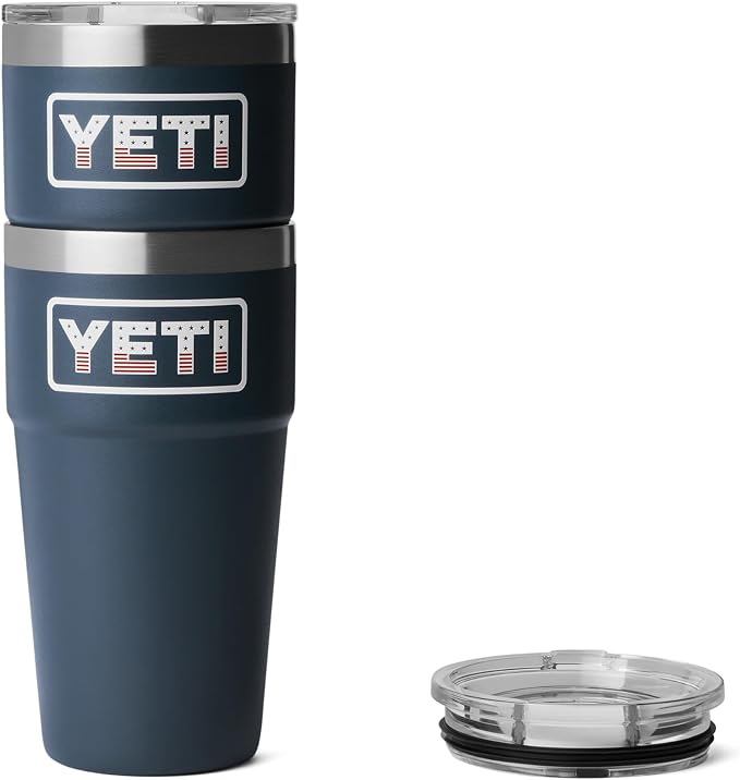 YETI Rambler 20 oz Stackable Tumbler, Stainless Steel, Vacuum Insulated with MagSlider Lid