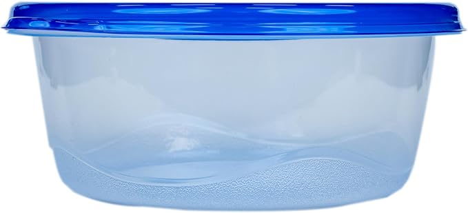 Glad GladWare Big Bowl Food Storage Containers, Large Round, 48 Oz, 3 Count | Lock-tight seal for soups, salads, and meal prep in a large round format; microwave and dishwasher safe