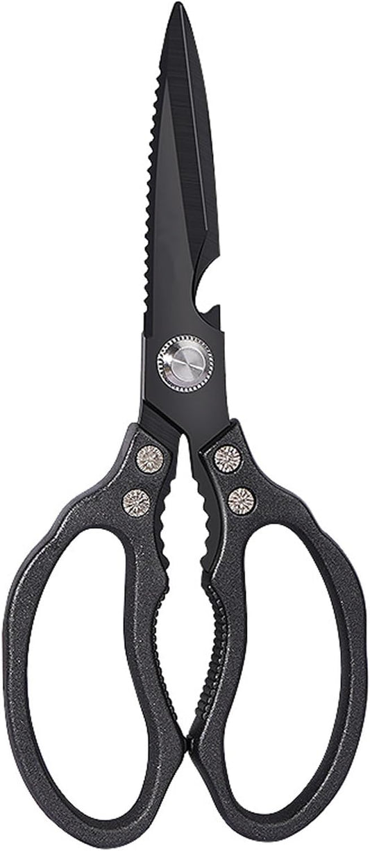Kitchen Scissors Heavy Duty Stainless Steel Kitchen Shears Sharp Food Cooking Dishwasher Safe Scissors for Meat Chicken Poultry Fish Meat Herbs