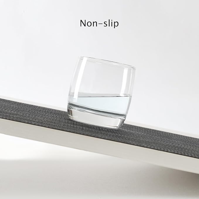 Myir JUN Placemats Set of 10 Kitchen and Dining Table Placemats | Vinyl Placemats Place Mats Indoor/Outdoor Set of 10 Washable Table Mats Non-Slip Place mats for Dining Table, Dark Gray-black