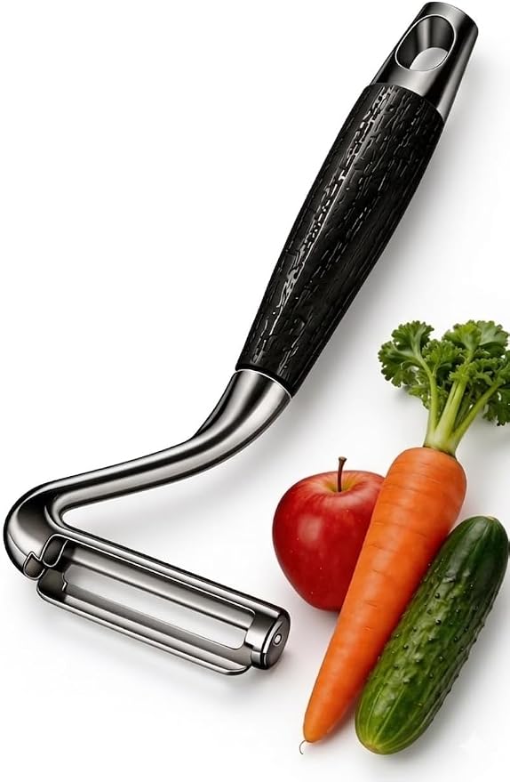 Vegetable Peeler,5-Year Warranty,Zero Flex Potato Veggie Peeler for Kitchen | Elite Multifunctional Fruit Zero Flex Peelers Sharp Stainless Steel Blade for Apple Cucumber Pumpkin Papaya Cheese Cabbage
