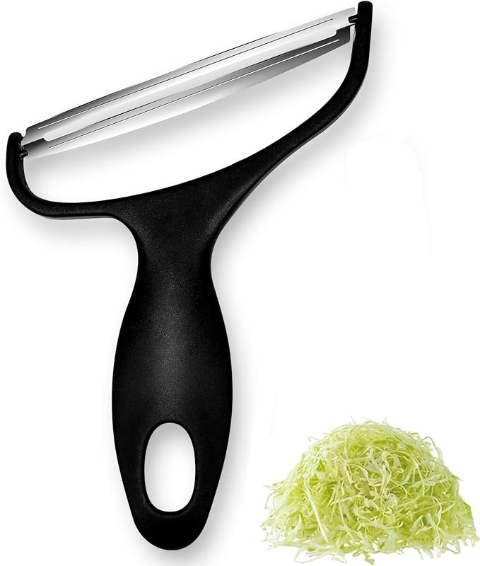 Vegetable Peeler Large Peelers for Kitchen, Y Wide Veggie Shredder for Cabbage Lettuce Julienne, Swivel Stainless Steel Blades Big Size