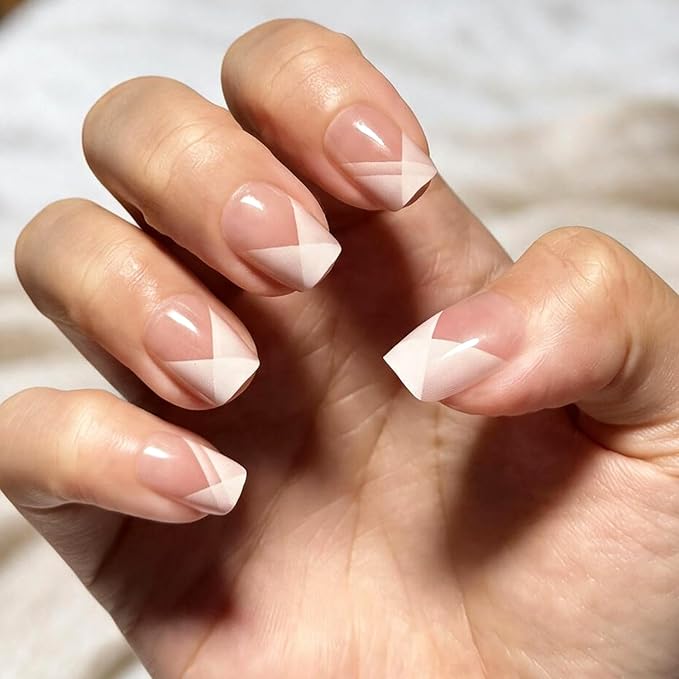 6 Packs (144 Pcs) | Reusable Press on Nails | cute nails | 6-Style Bundle | 12 Sizes | Each Style 24 Pcs | Black Gold Bow Heart