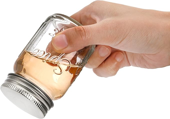 Coloch 30 Pack 4 Oz Glass Mason Spice Jar with Shaker Lids& Labels, Empty Spice Bottle Mini Mason Jars with Airtight Metal Caps and Collapsible Funnel for Herbs & Spices
