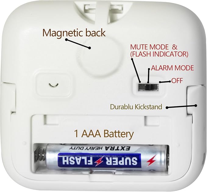 Easy to USE, Digital Kitchen Timer, Magnetic Timer,Tanmalan(Black,1 Pack)