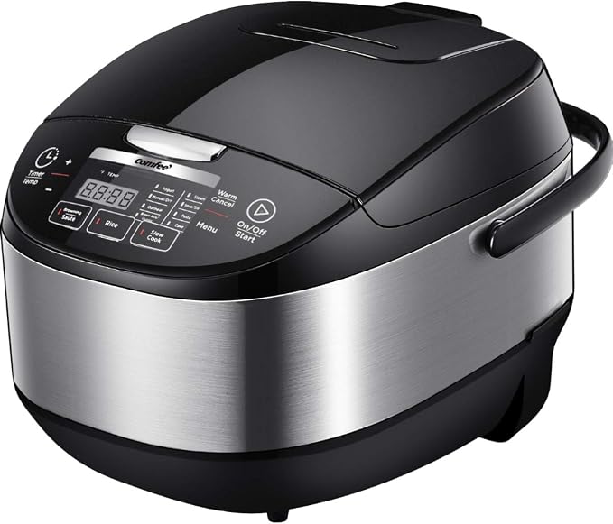 COMFEE' Japanese Style Rice Cooker with Fuzzy Logic, 10-Cups Uncooked Rice