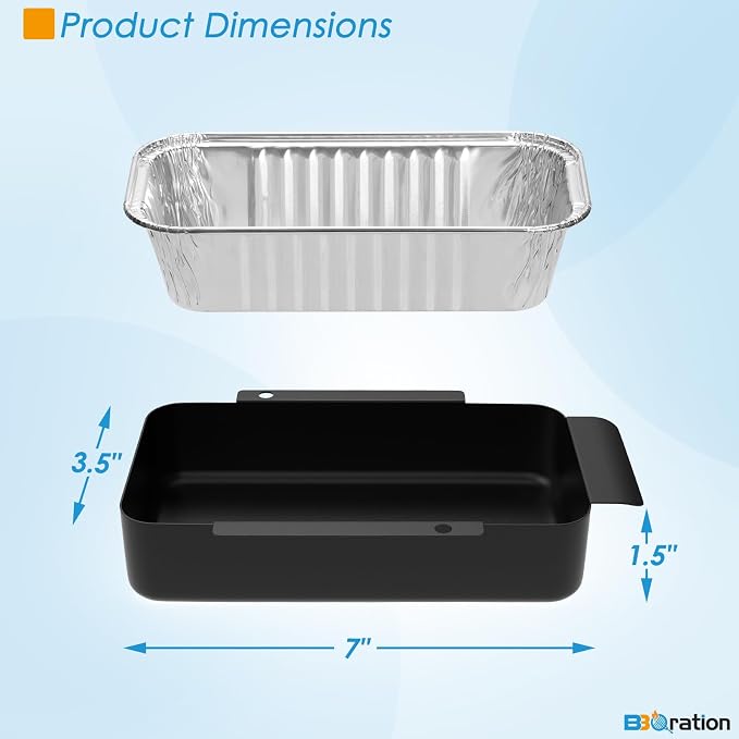 Grease Pan for Charbroil 9328812P06 G416-0015-W1 Grease Catcher with 15-Pack Aluminum Disposable Drip Pan for Charbroil Performance 463331221 463365021 and More