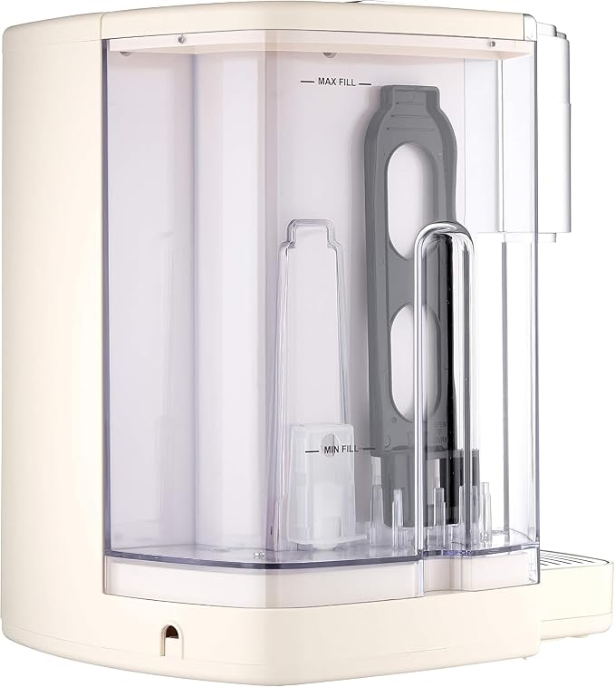Cuisinart Coffee Maker, Single Serve 72-Ounce Reservoir Coffee Machine, Programmable Brewing & Hot Water Dispenser, Stainless Steel, Cream