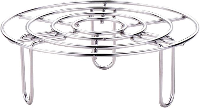 Steam Rack, Heavy Duty Steaming Rack Stand, Stainless Steel Round Steamer Cooling Rack Trivet, Pot Steamer Insert Food Stand, Steaming Cookware Accessories(SIZE:15.5cm/6.1in)