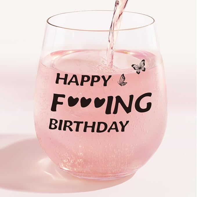 Funny Birthday Gifts For Women – With Happy FVVVING Birthday | Sister Birthday Gifts, Birthday Present for Friends, Sister, Coworkers, Neighbor Girlfriend Lovers, Gag Gifts, Christmas Gift
