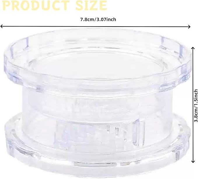 Transparent Manual Garlic Twist, Multi-Functional Mincer & Grinder for Garlic, Onion, Ginger, Herbs, Nuts, Impact Resistant Kitchen Gadget & Home Accessory