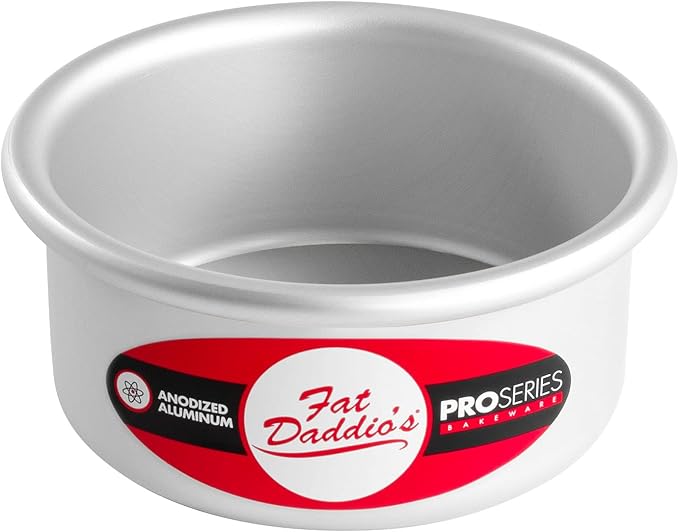 Fat Daddio's PCC-42 Anodized Aluminum Round Cheesecake Pan, 4 x 2 Inch