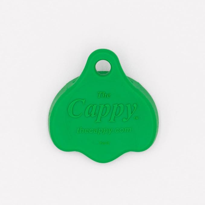 The Cappy - Reusable Beverage Can Opener & Closer (12 pack) - Fits All Standard Cans - Assorted Color Combos (Colors May Vary)