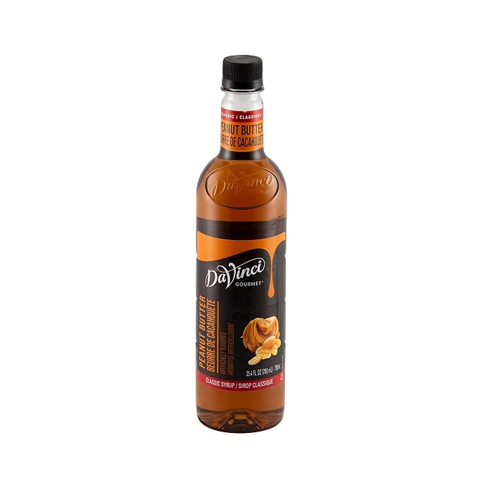 DaVinci Gourmet Classic Peanut Butter Syrup, 25.4 Fluid Ounces (Pack of 1)