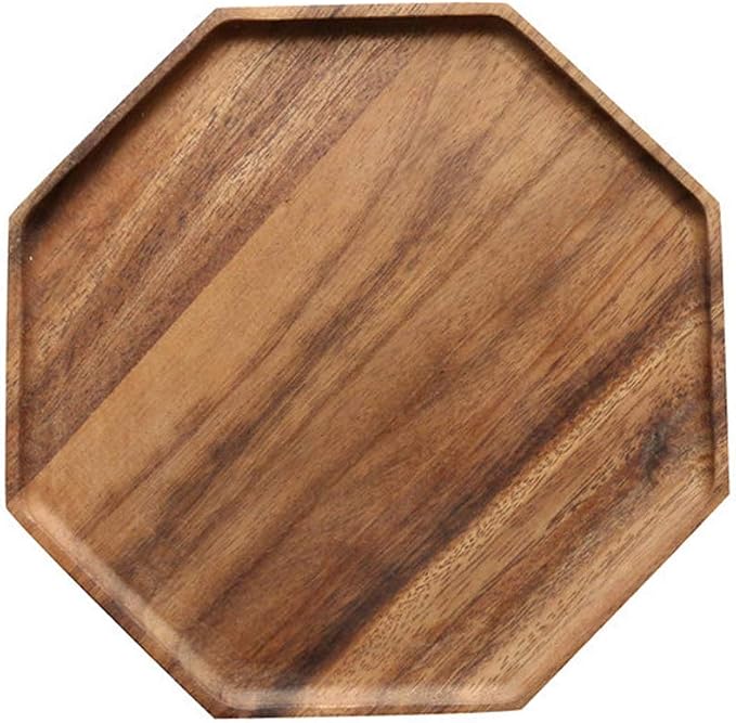 Acacia Wood Charcuterie Board Cheese Serving Platter Wooden Party Food Tray | 2Pcs Cute Charcuterie Boards Round Trays Cookie Platters Christmas Decor Serving Ware Dish Hosting Essentials Charger Plate