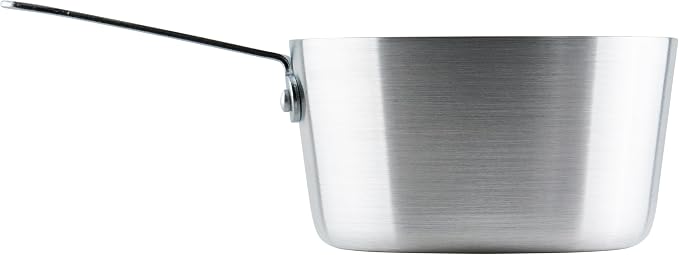 Winco 2 1/2 qt Heavy-Duty Tapered Aluminum Sauce Pan, 2.5 qt | Great for Cooking, Food Preparation and Restaurant Kitchens
