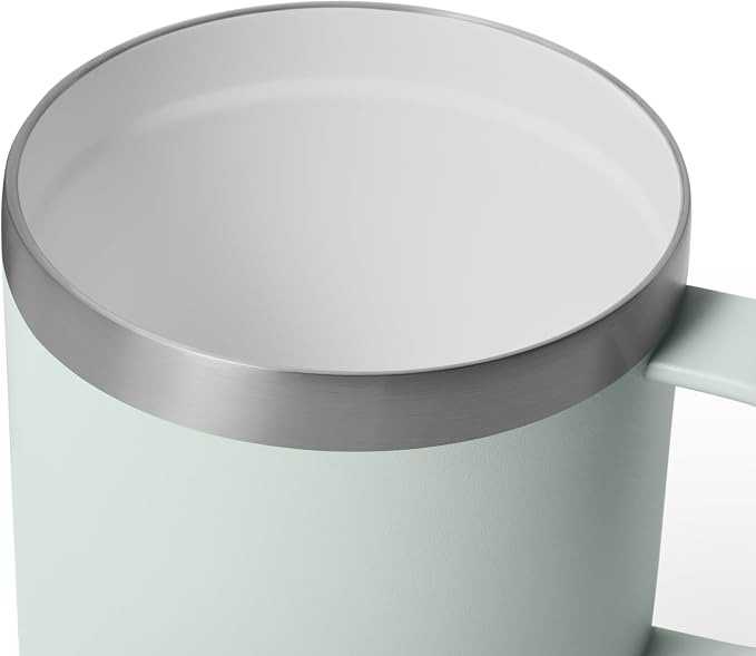 YETI Rambler 14 oz Ceramic Lined Stackable Mug, Vacuum Insulated, Stainless Steel with MagSlider Lid, Ridgeline
