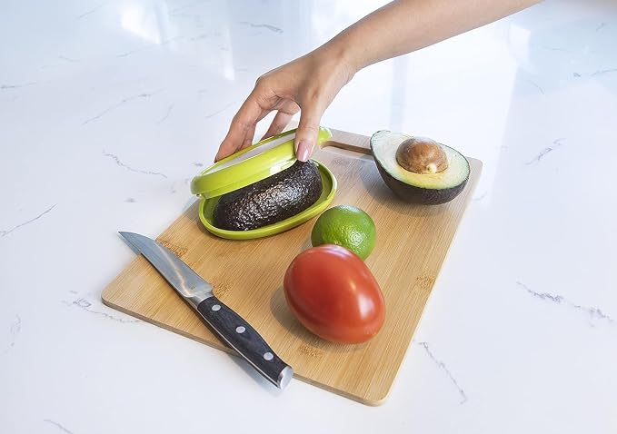 Joie Food Saver, Fresh Stretch Pod Avocado Storage Container, BPA-Free | Stores Leftover Half of Avocado For Fresh Keeping, Keeps Leftover Produce Flavorful and Firm in Fridge, Slows Down Oxidation