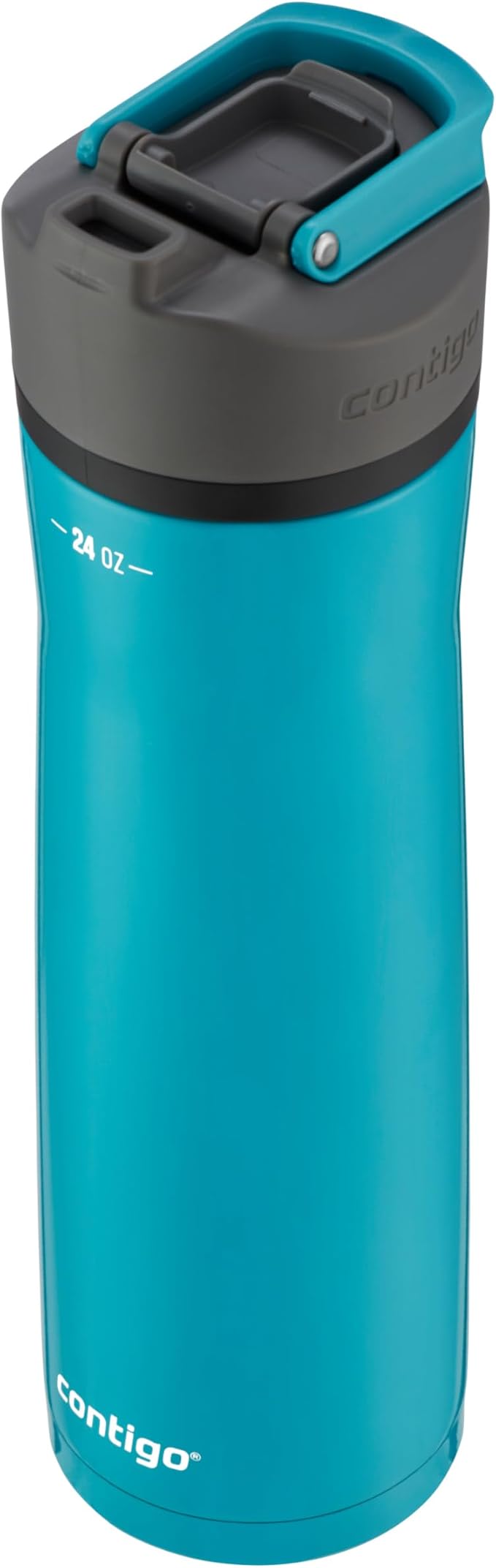 Contigo Cortland Chill 2.0 Stainless Steel Water Bottle with AUTOSEAL Lid 24 oz Juniper and Azalea (Pack of 8)
