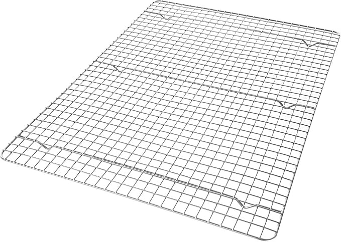 USA Pan X-Large Bakeable Nonstick Cooling Rack, XL, Stainless