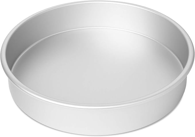 10" x 2" Round Cake Pan, Anodized Aluminum Cake Pan Baking Tin Mold, Professional Bakeware