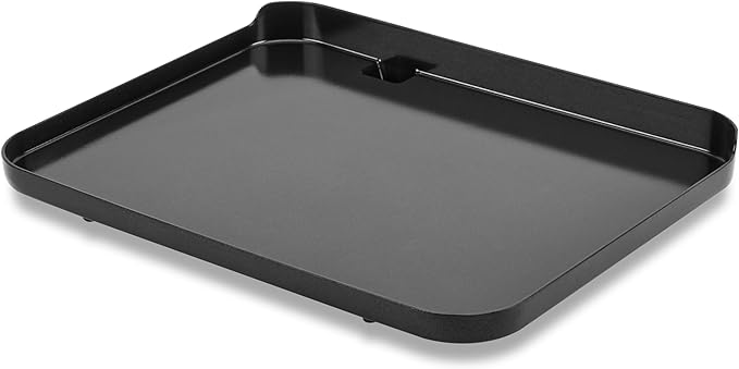 Cuisinart FlavorBoost™ Flat Top Griddle Plate, Ceramic Nonstick Cast Aluminum Griddle Insert for FlavorBoost® Outdoor Electric Grill, Even Heating Flat Top Grill Plate for Breakfast, Burgers, and More