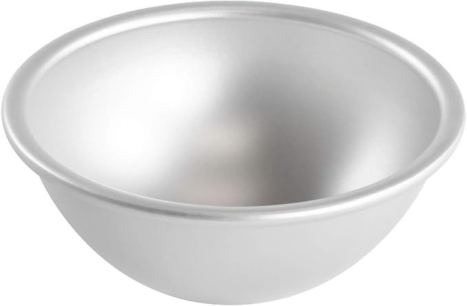 Fat Daddio's Cake Hemisphere Pan, 5 x 2.5 Inch, Silver